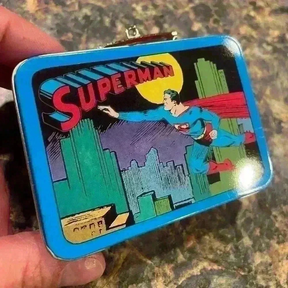 Hallmark Other - Superman Metal box hallmark ornament